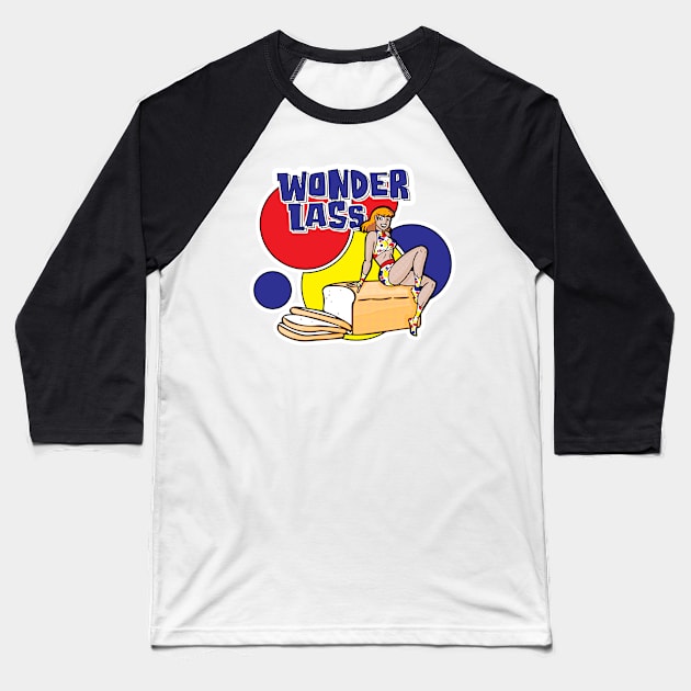 Wonder Lass Baseball T-Shirt by Doc Multiverse Designs